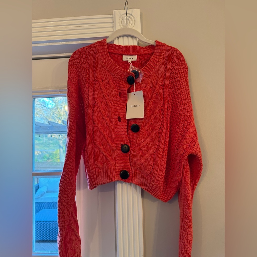 NWT cropped cardigan